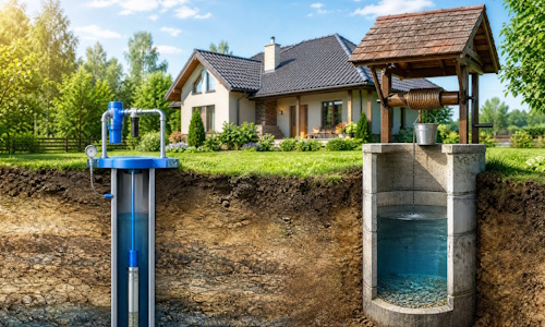 Автономное водоснабжение загородного дома Михайловка: скважина или колодец
